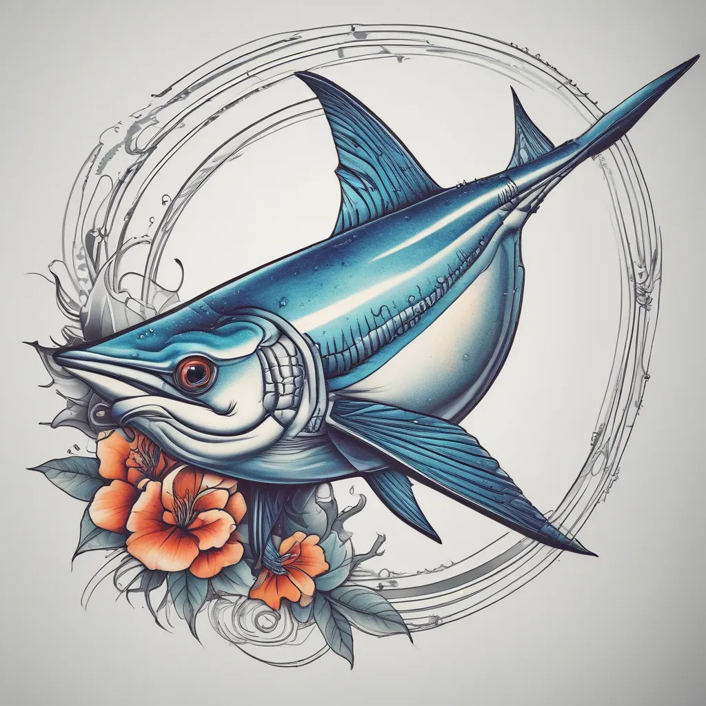 Marlin tattoo