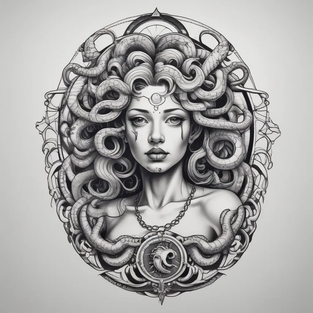 Medusa τατουάζ