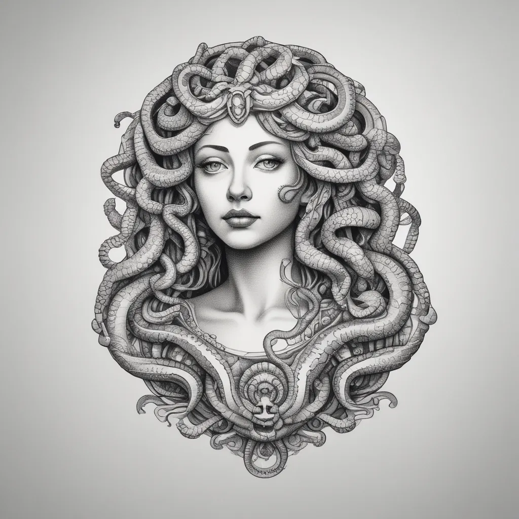 medusa tatuering