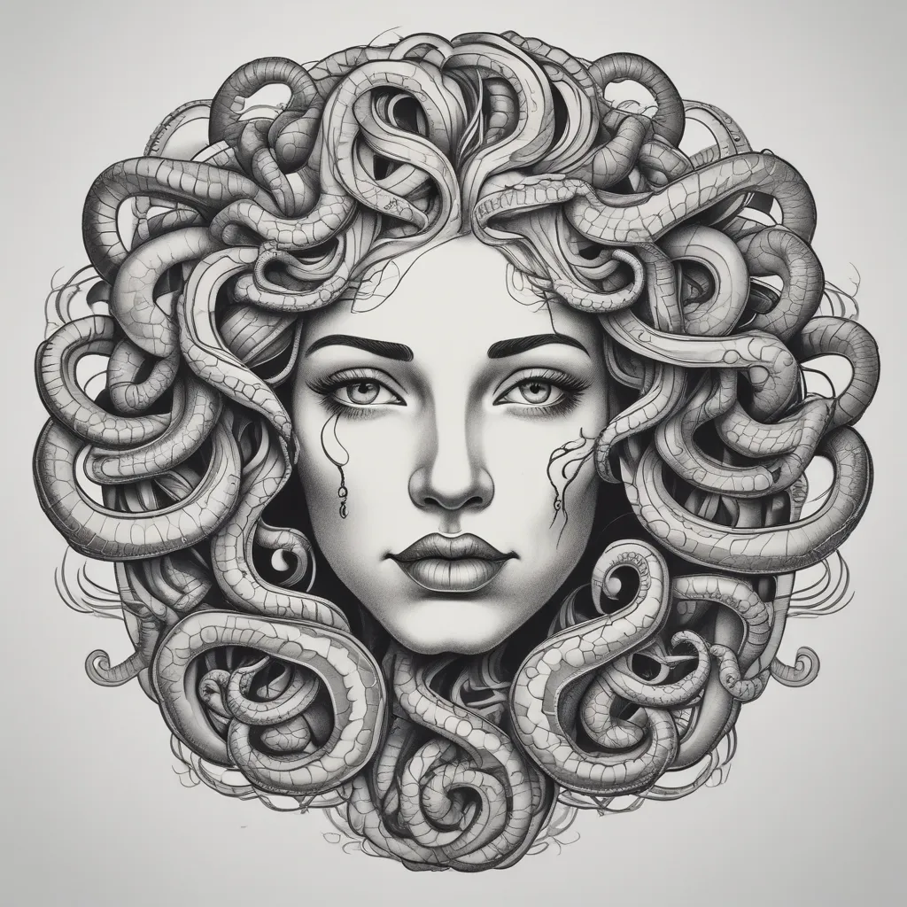 medusa tatuaż