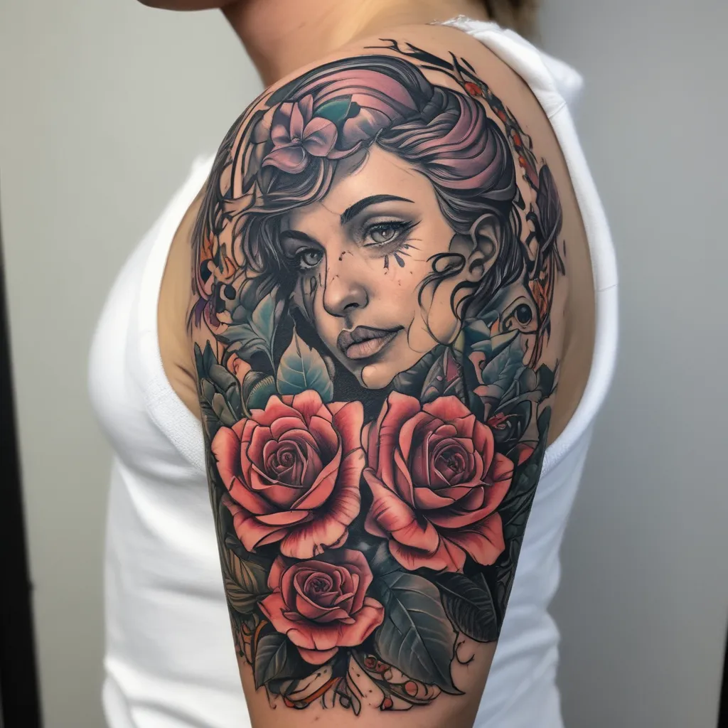 Memorial cover up tattoo