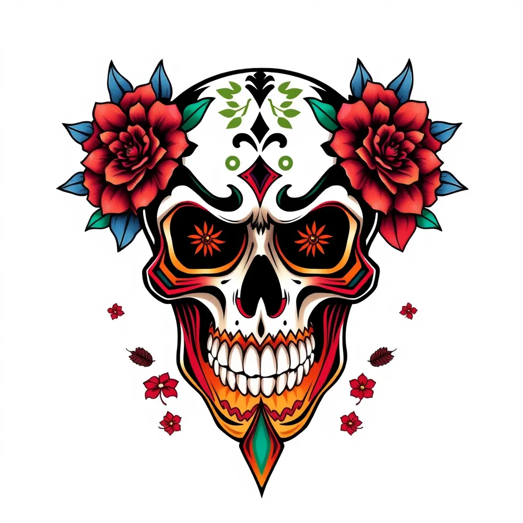 Caveira mexicana  tattoo