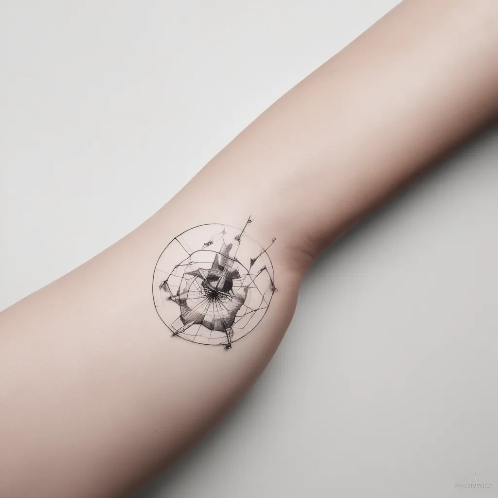 Minimalist tatuering