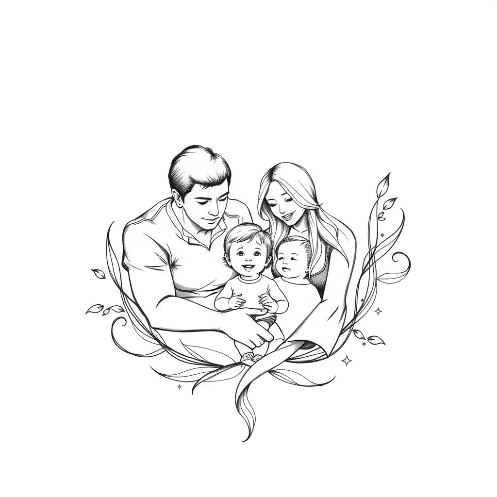 modern family tattoo