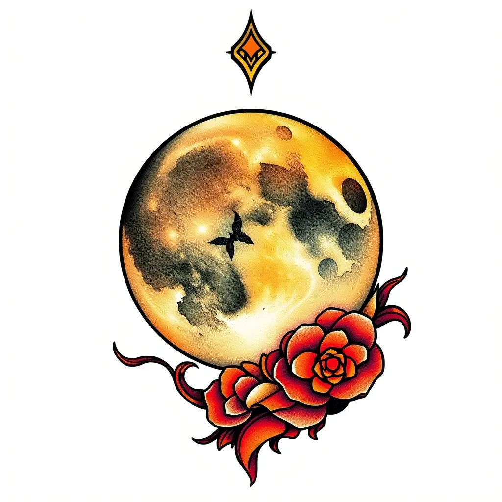 moon 문신