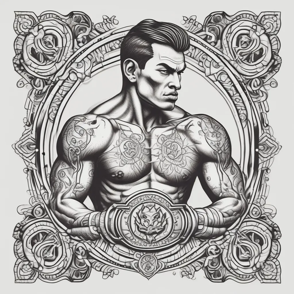 Muay thai tatuering