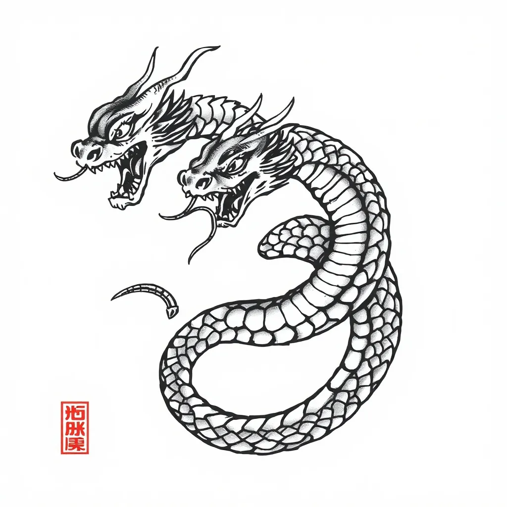 姓名：羅 合并蛇纹身  tatoeage
