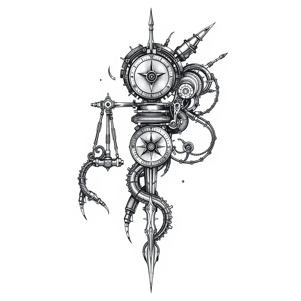 自然法则大道 문신