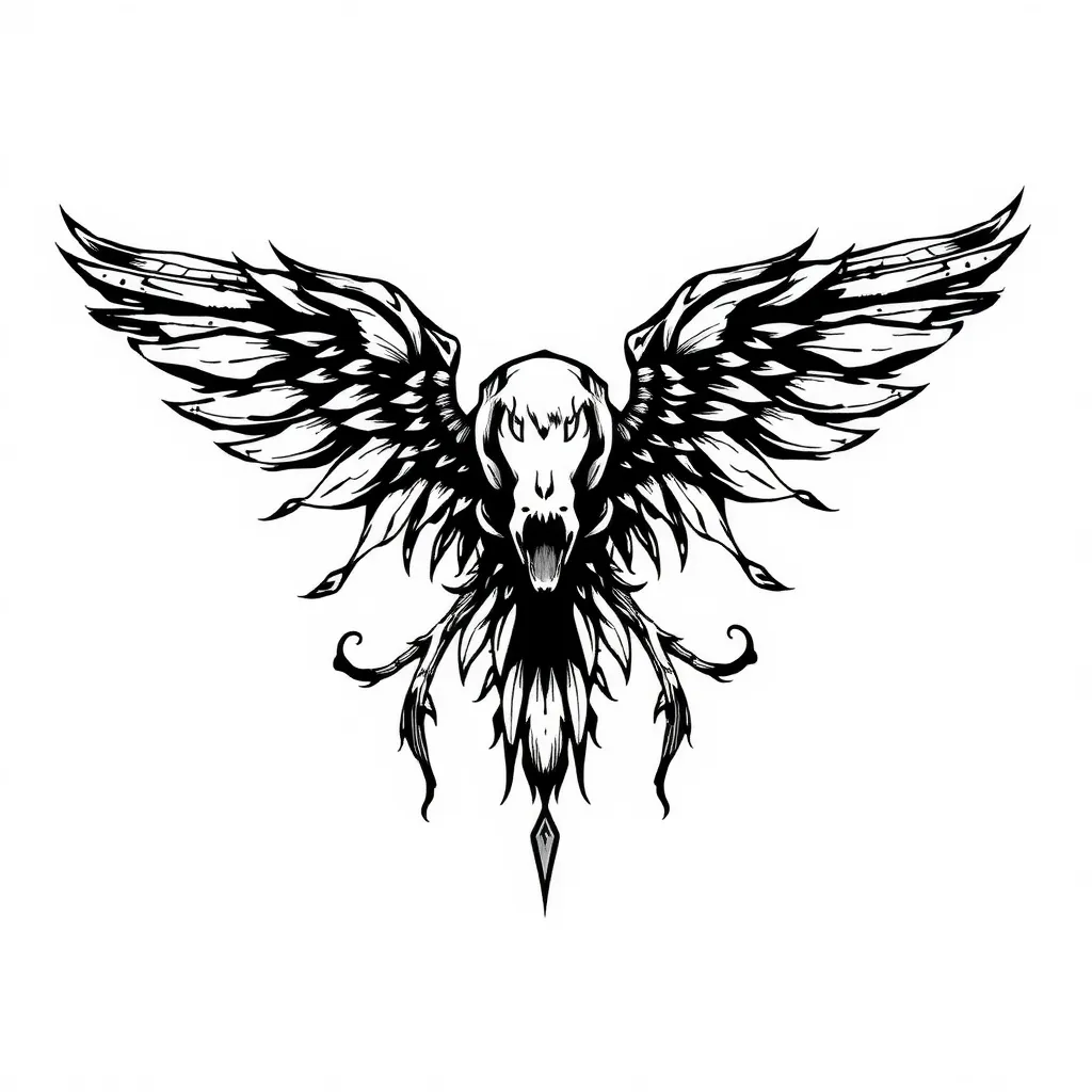 Never give up tatuering