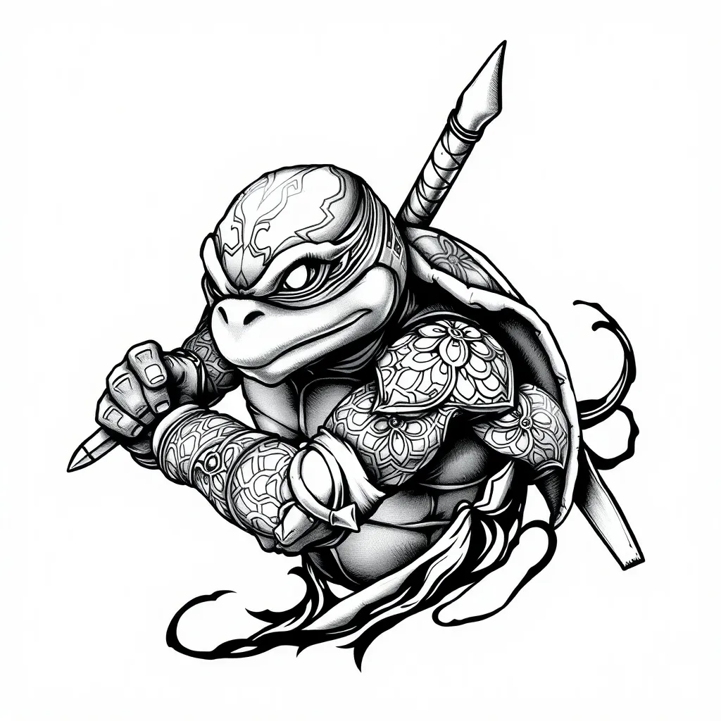 Tortuga ninja  纹身