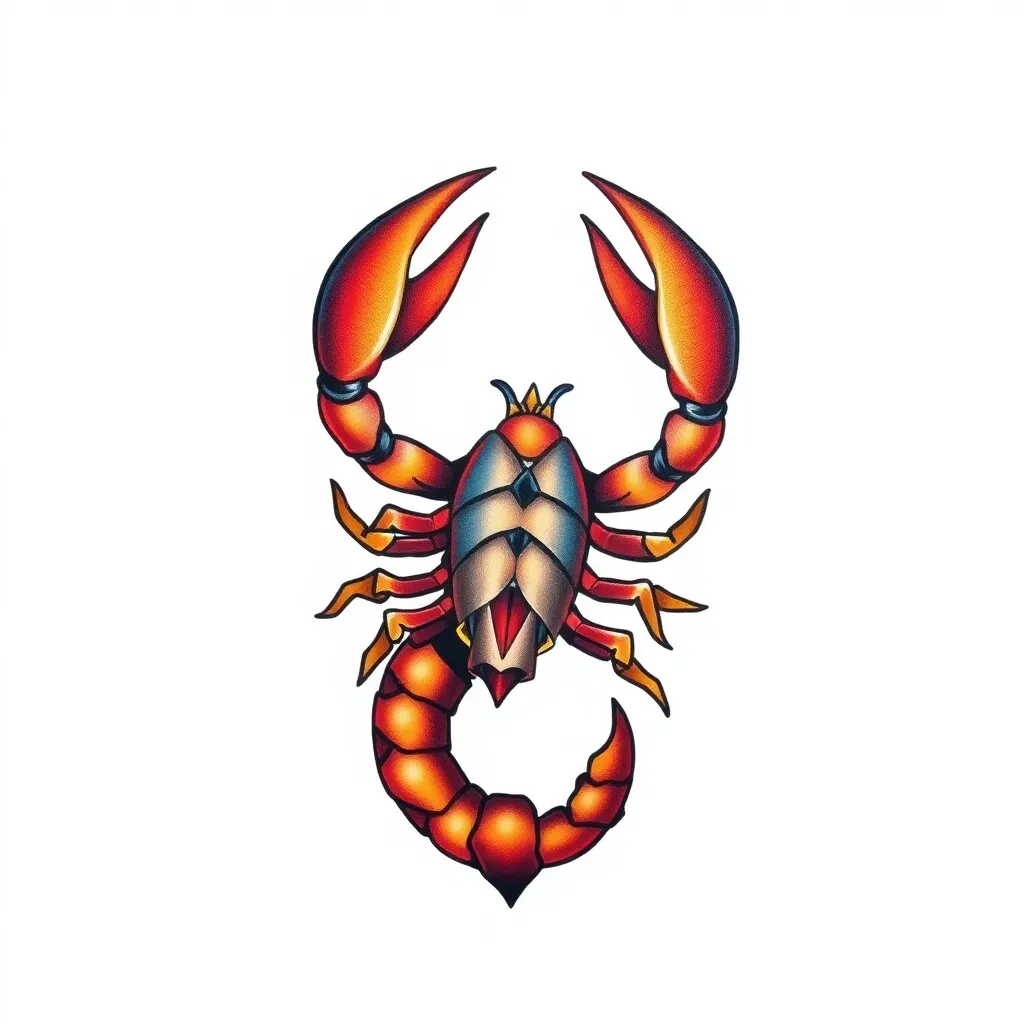 normal size, about scorpio  tattoo