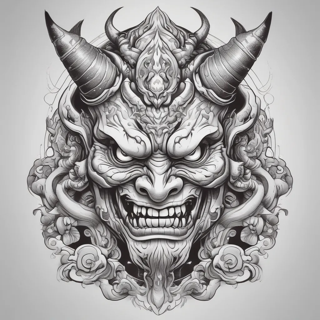 Oni tatuaggio