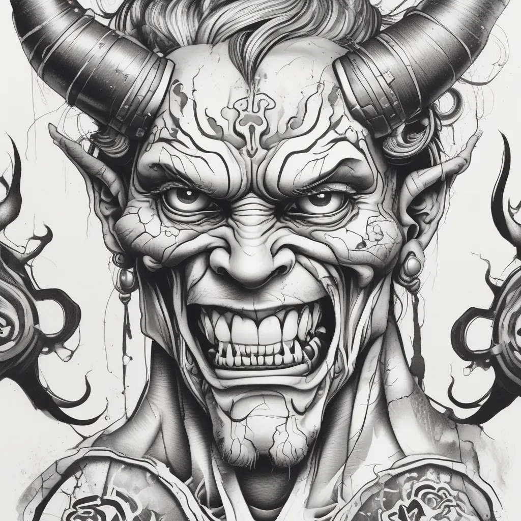 Oni tatuagem