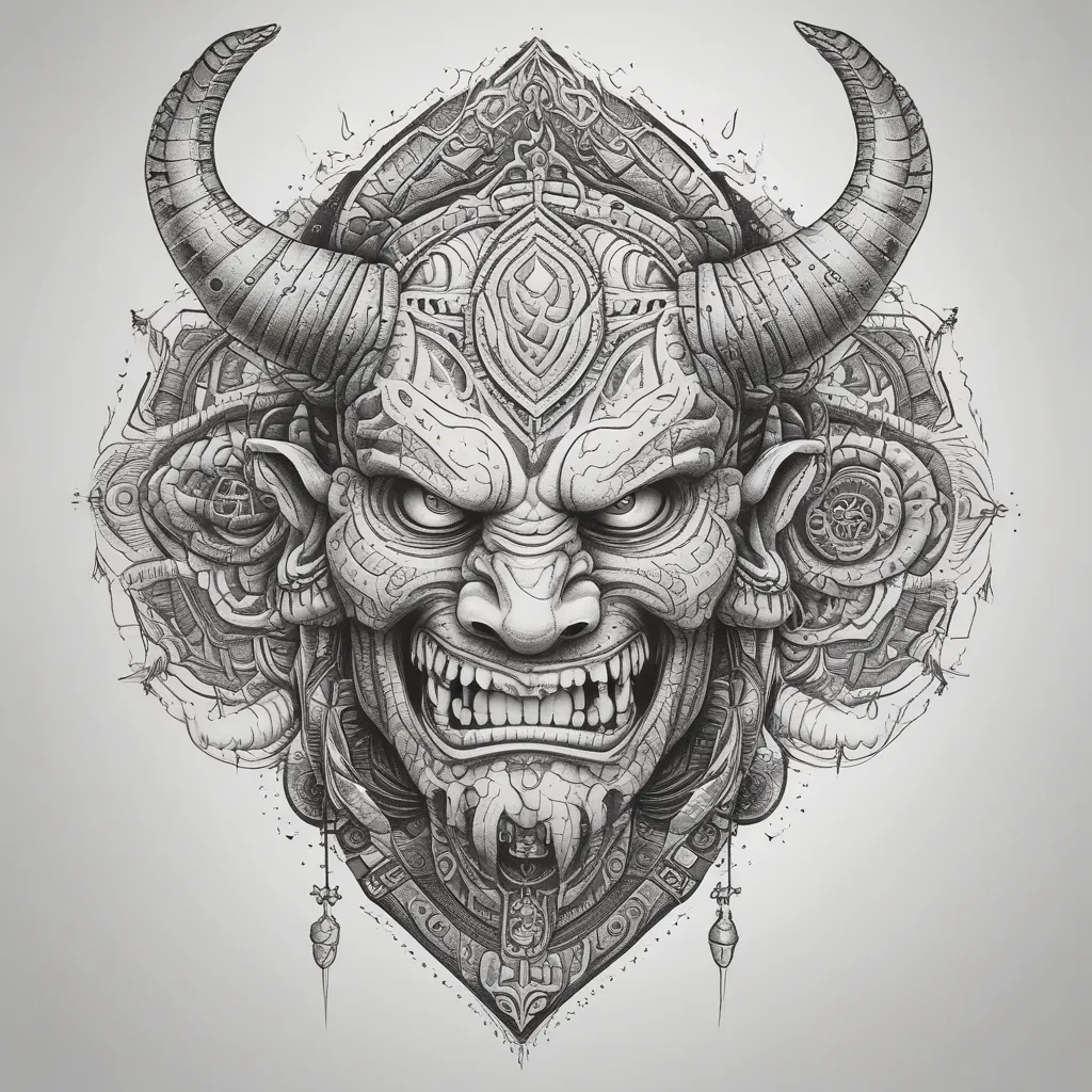 Oni tatuagem