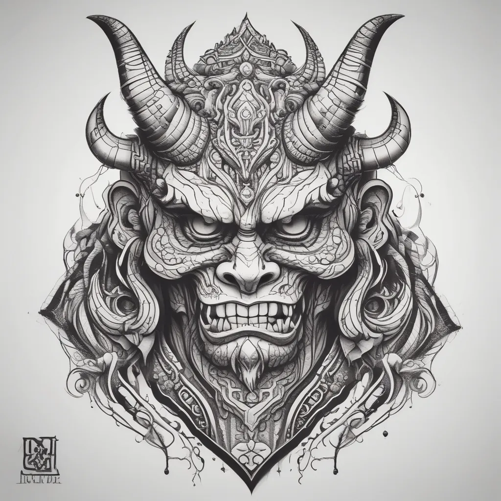 Oni  tatuaggio