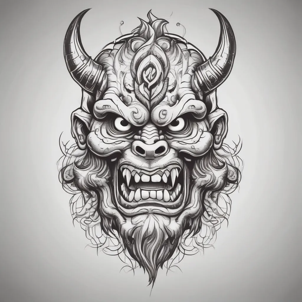 Oni tatuaggio