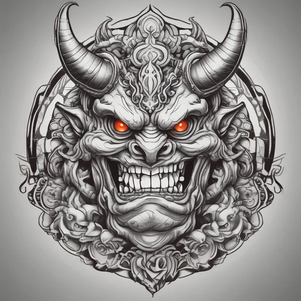 Oni tatuering