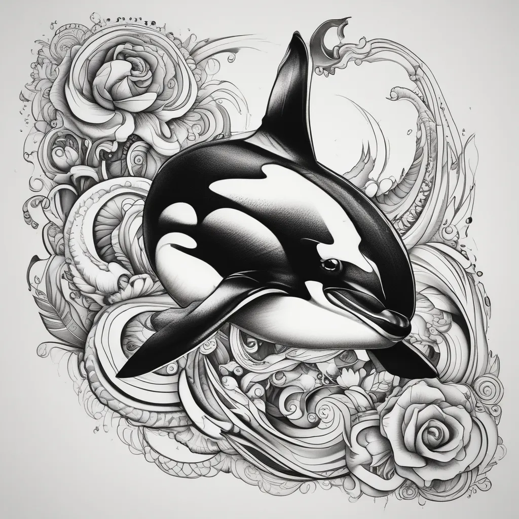 Orca tatouage