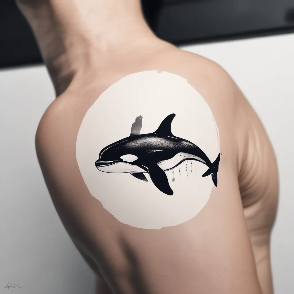 Orca tatuaggio