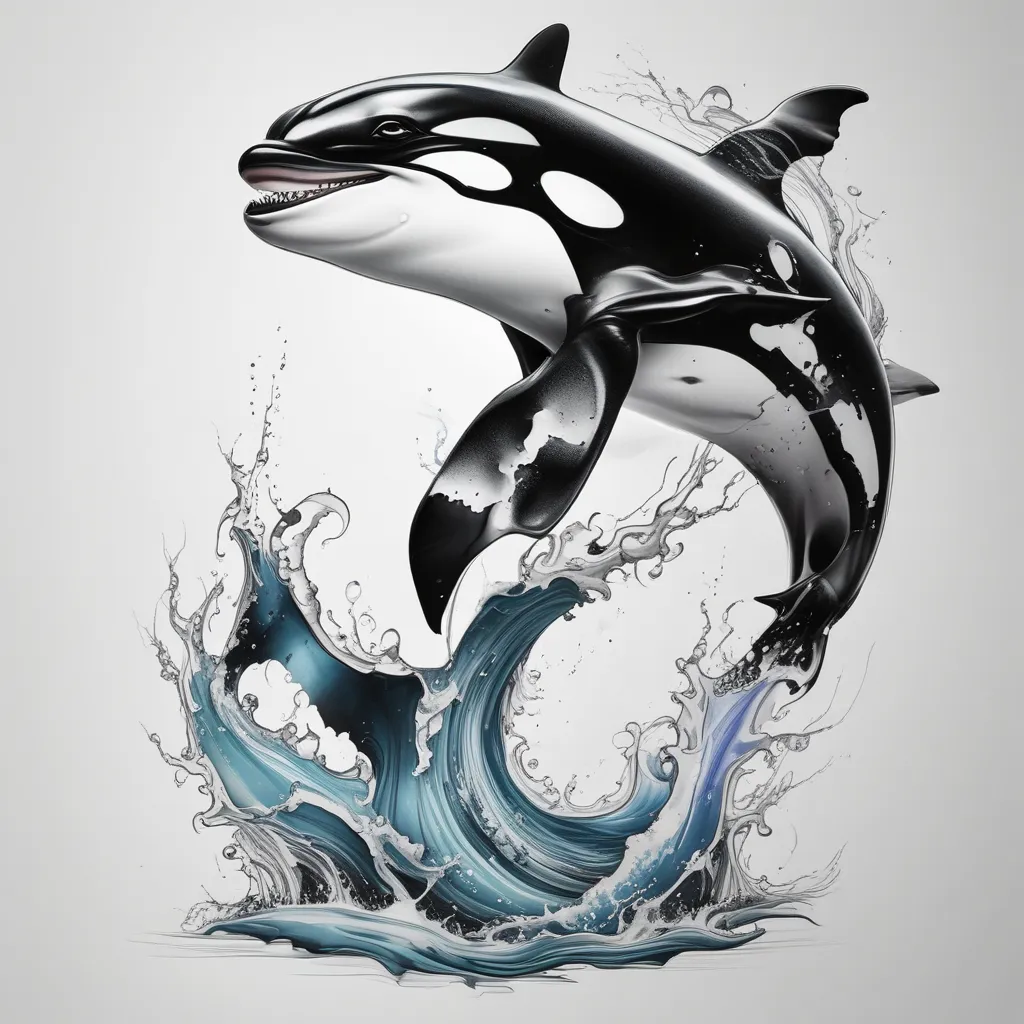 orca killer whale tattoo