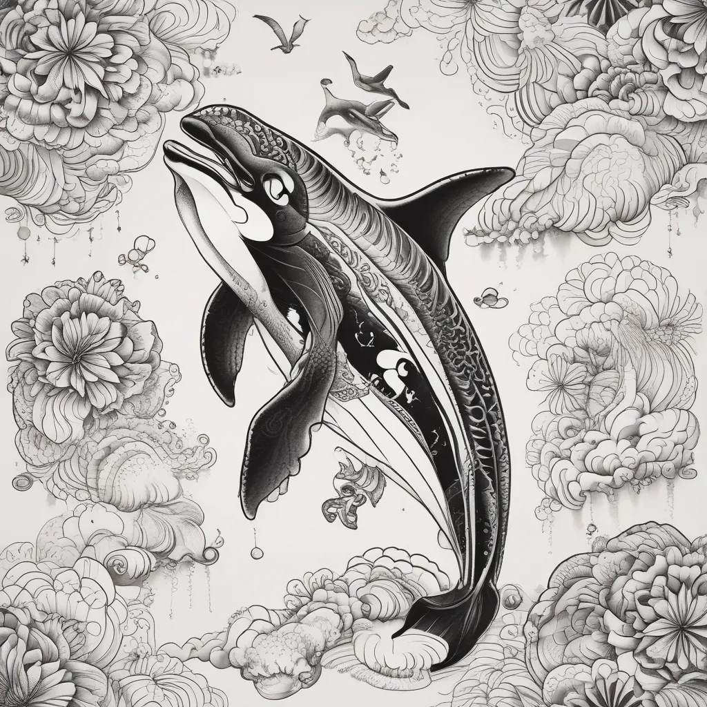 Orca tatuointi