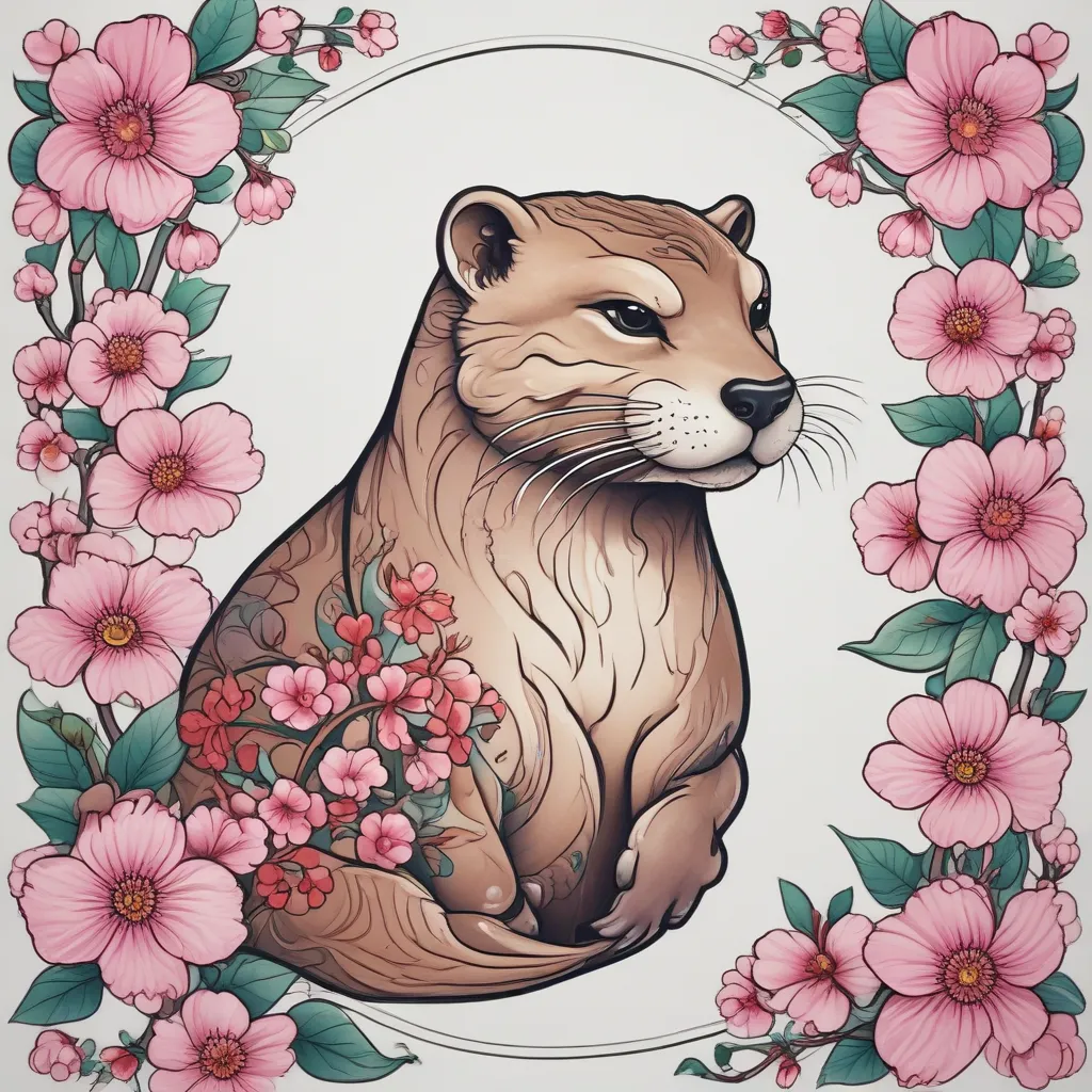 otter
cherry blossom
Sanskrit: Acala tetování