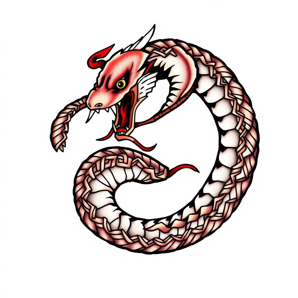 Ouroboros tatoeage