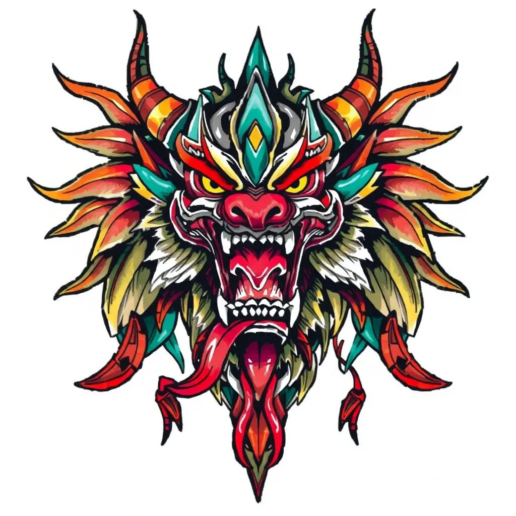 霸气 Tätowierung