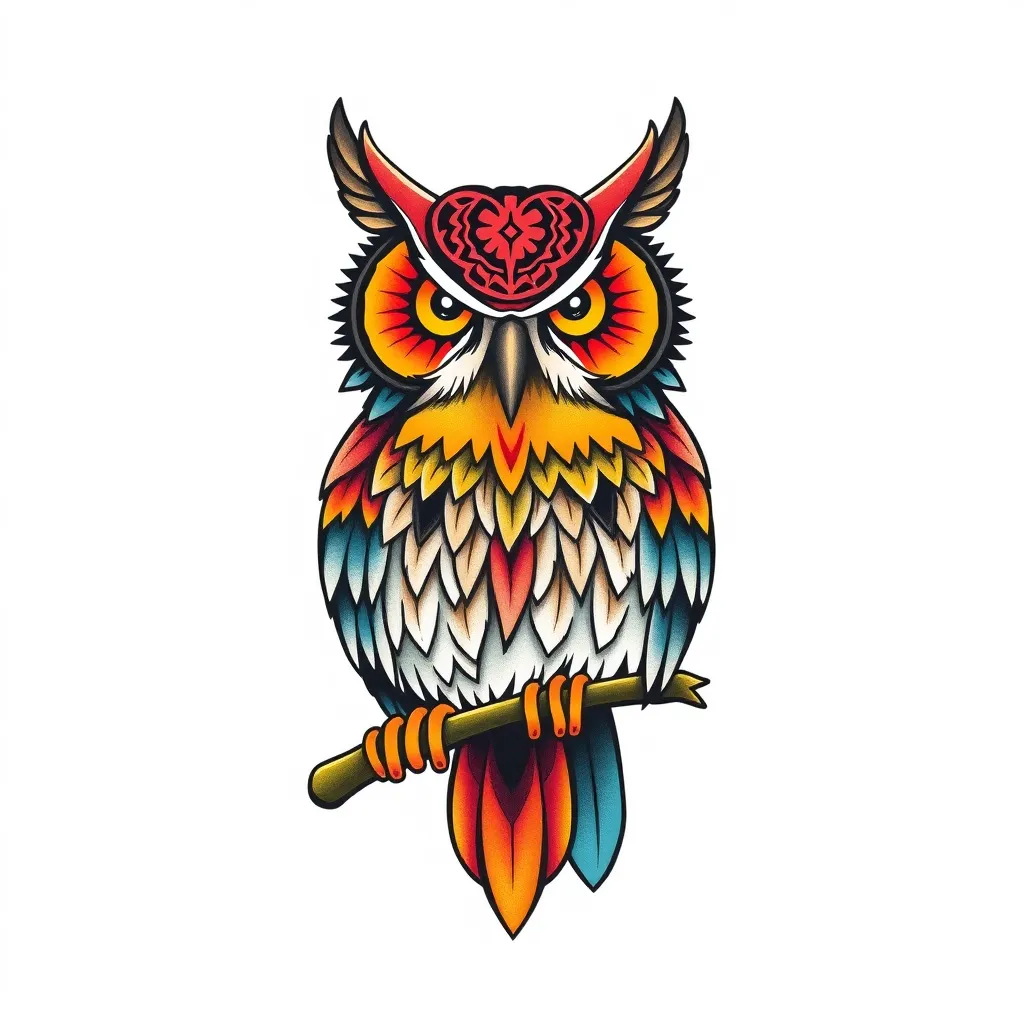 Hibou tattoo