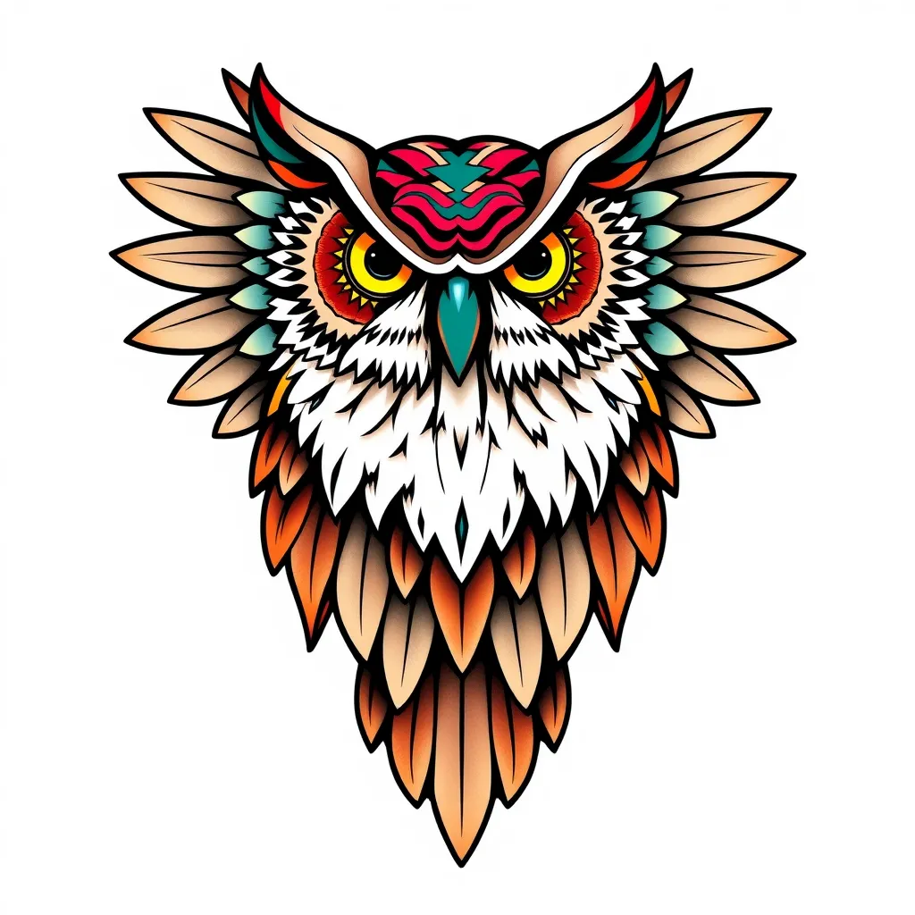 Hibou tattoo