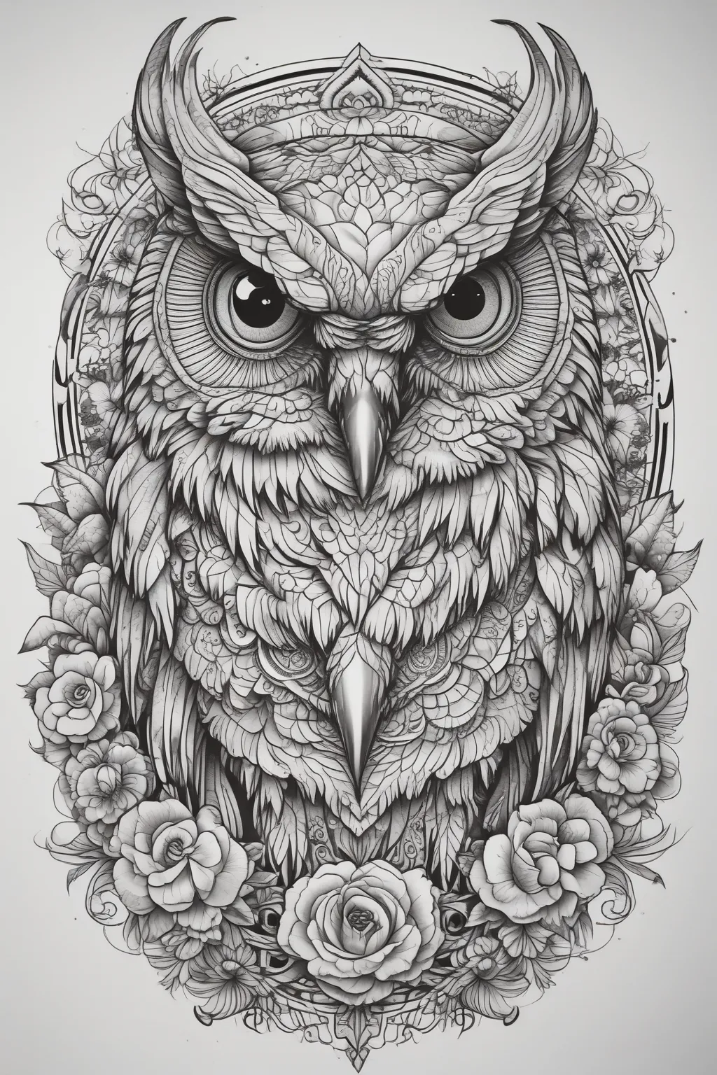 owl 문신