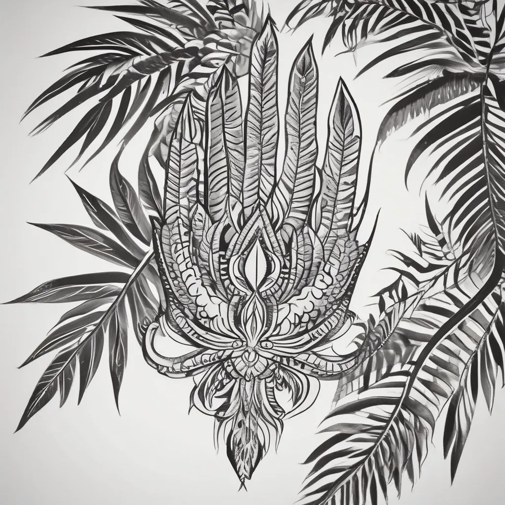 palmera tatuaje