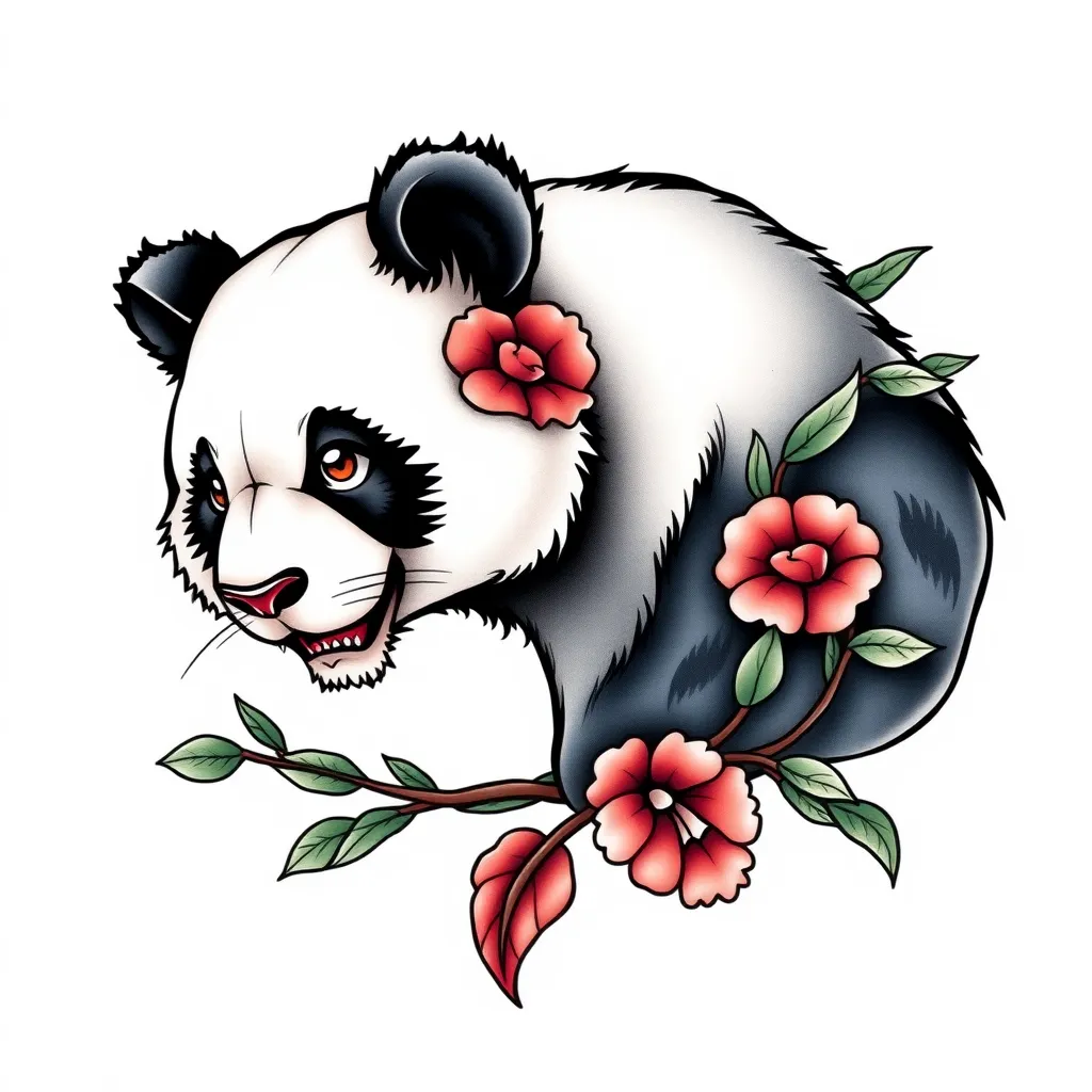 Panda tattoo