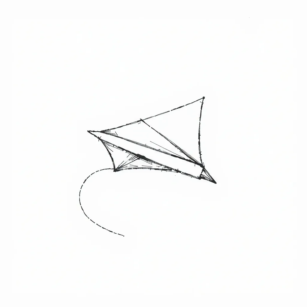 纸飞机 tatuering