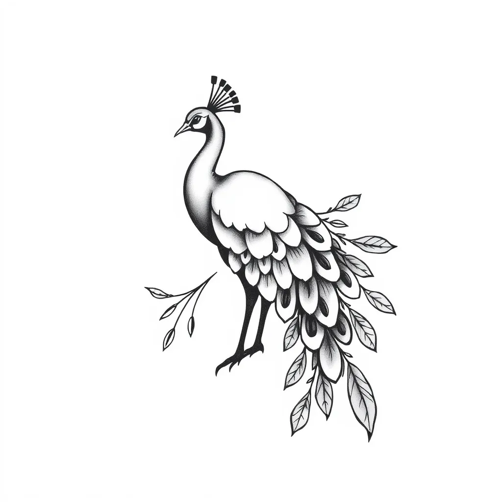 Pfau tatuaje