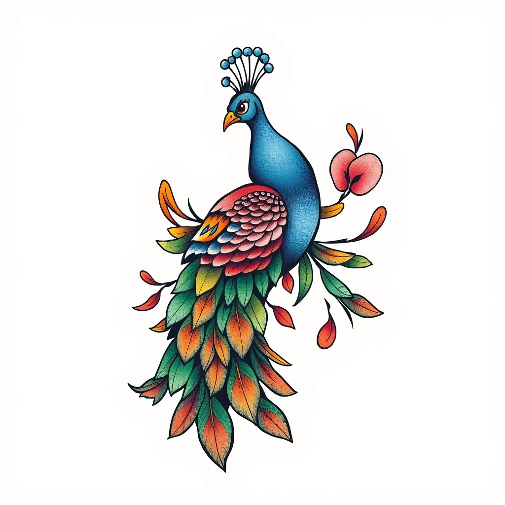 Pfau tatuering