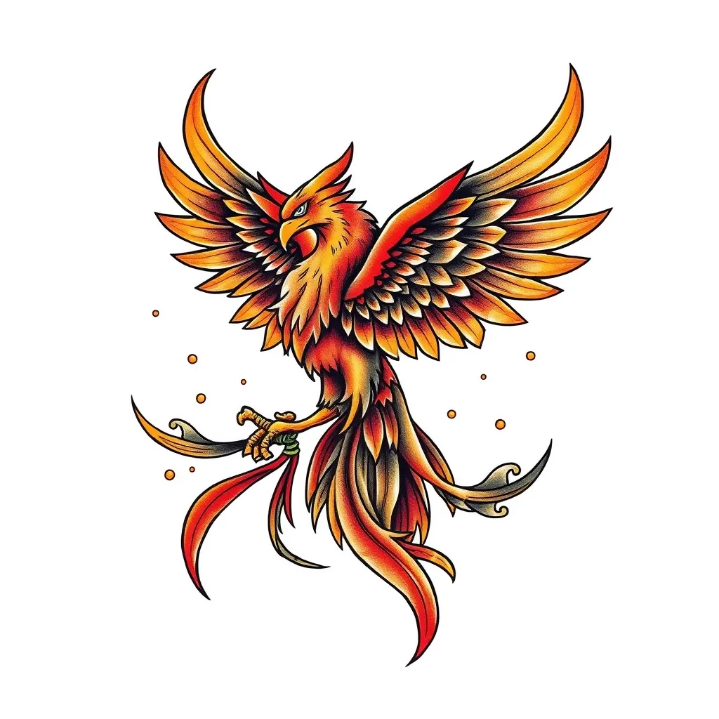 Pheonix tatuagem