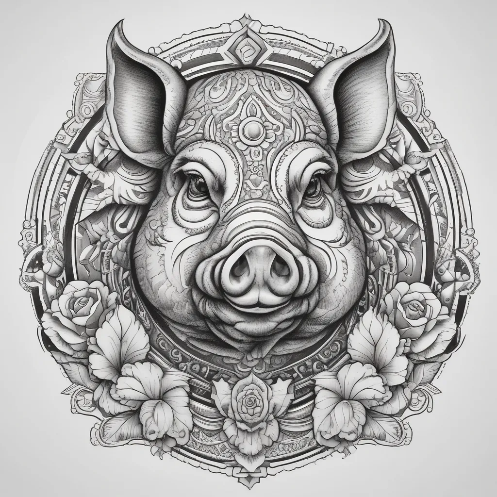 pig tatouage