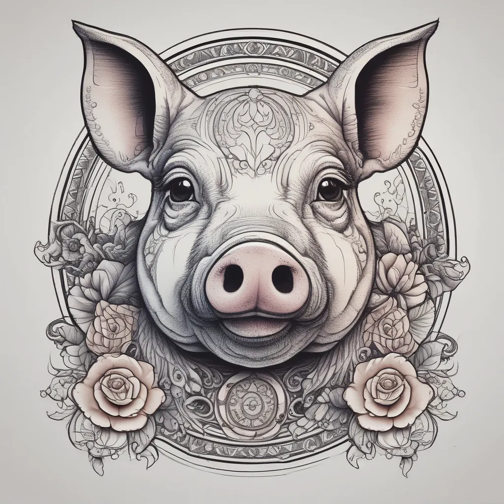 Pig tatuagem