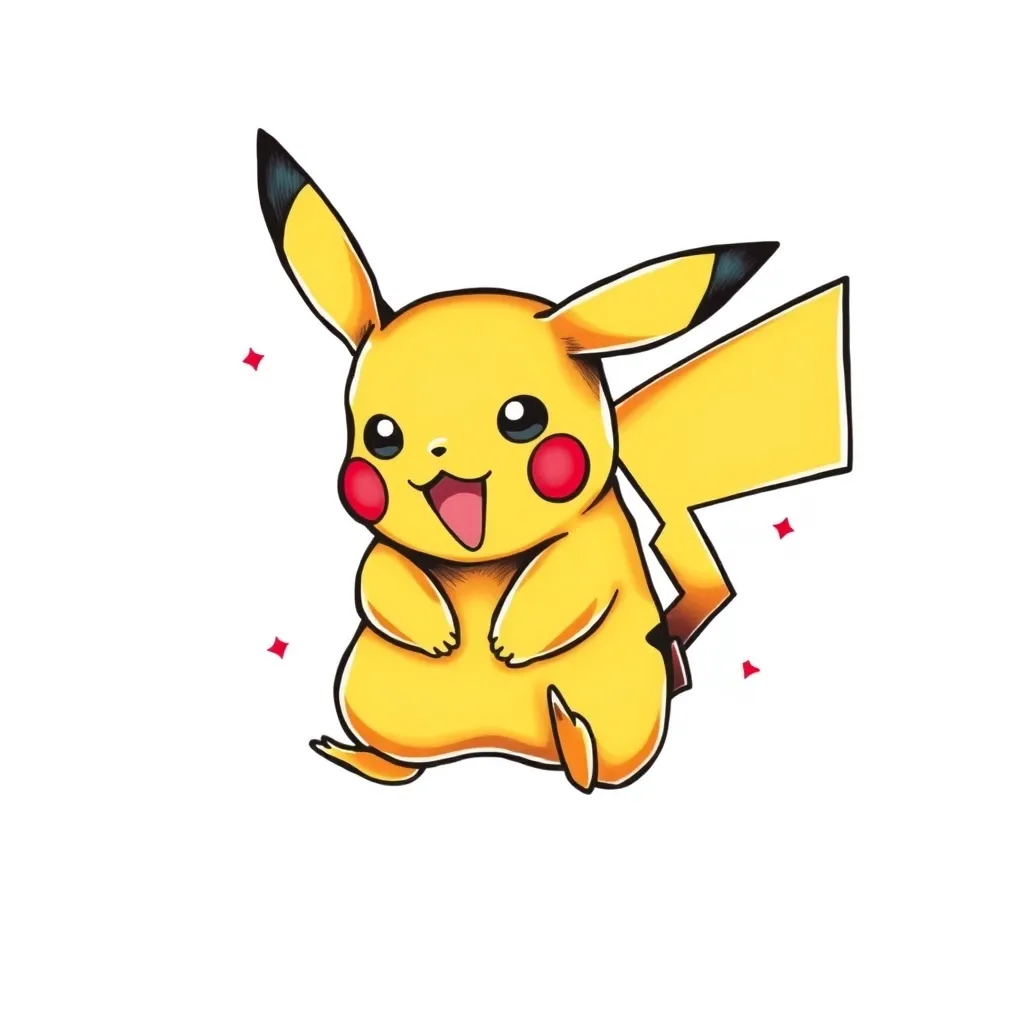 pikachu tetování