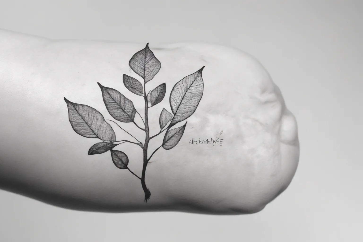 Pipal tree leaves  tattoo