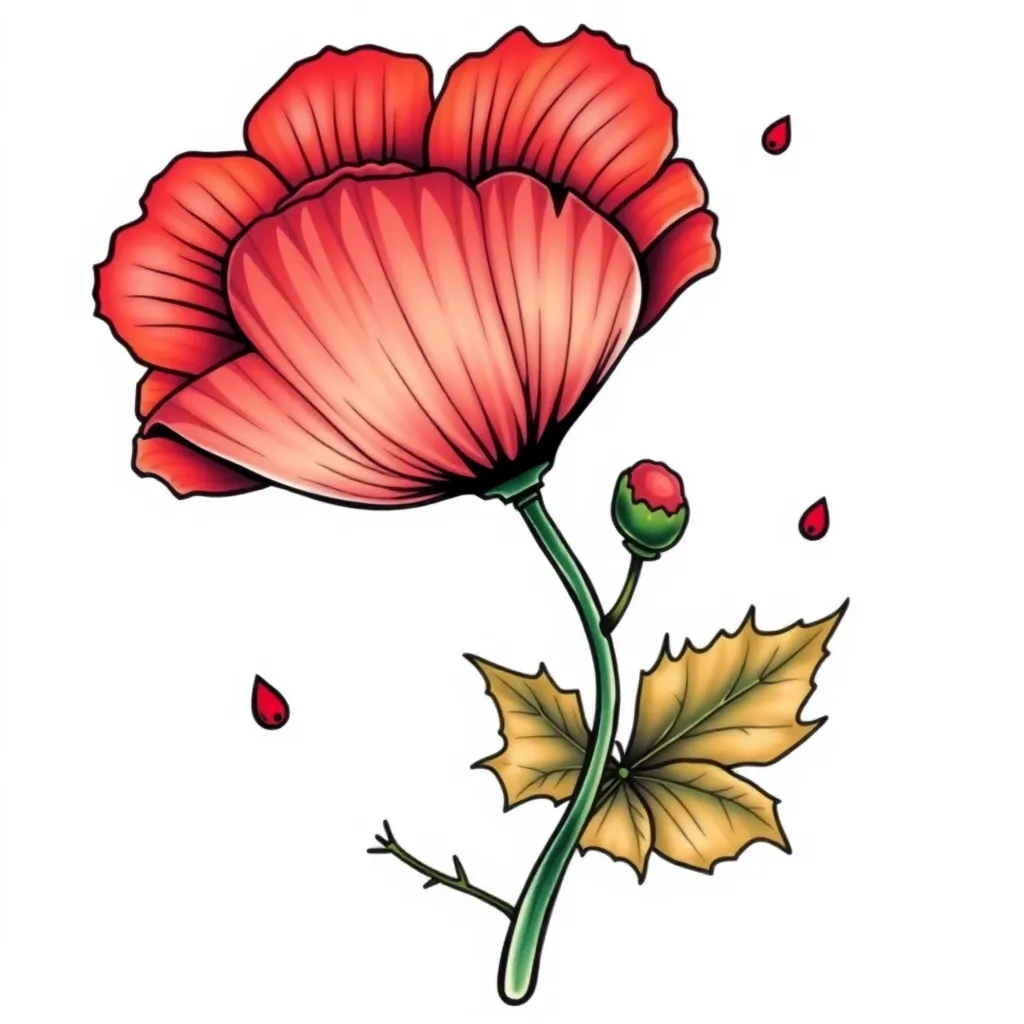 coquelicot tattoo