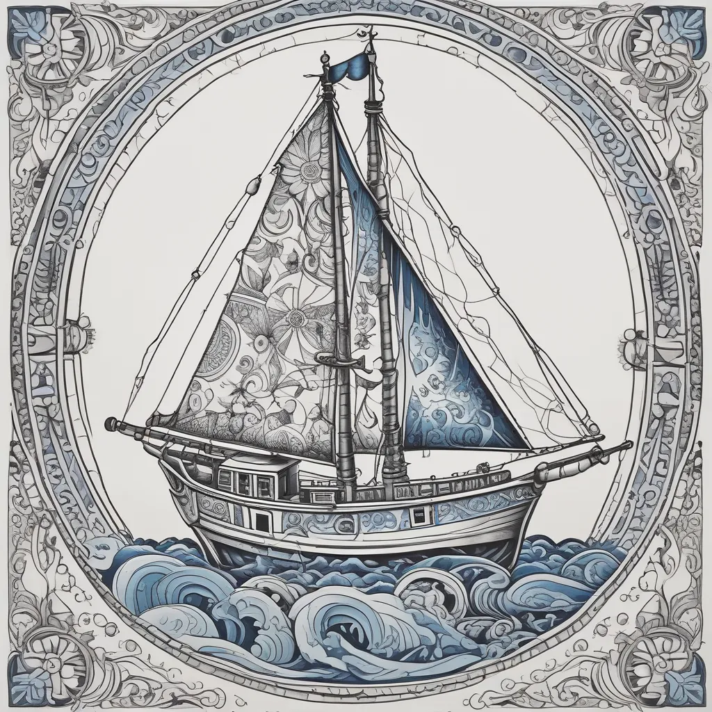 portuguese azulejo with a typical boat from Aveiro on it tatuaggio