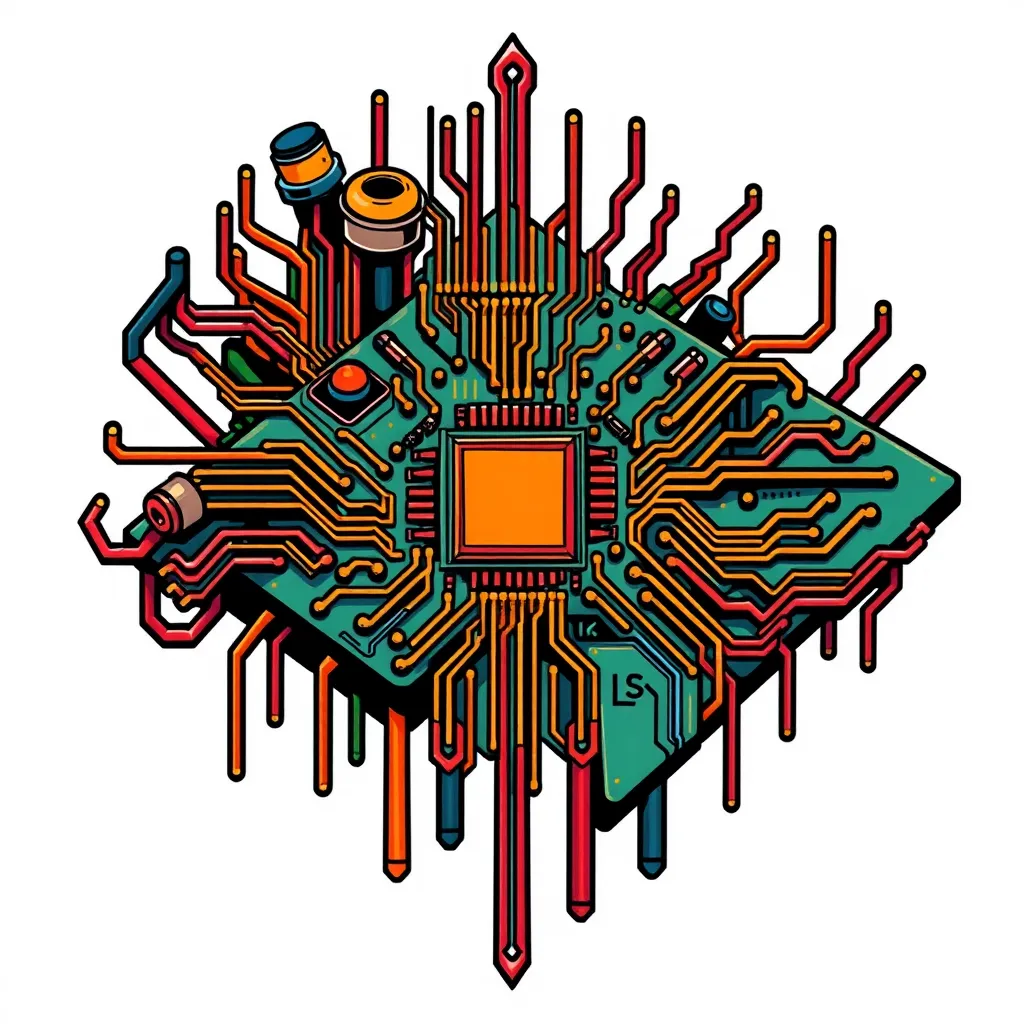 print circuit board Tätowierung