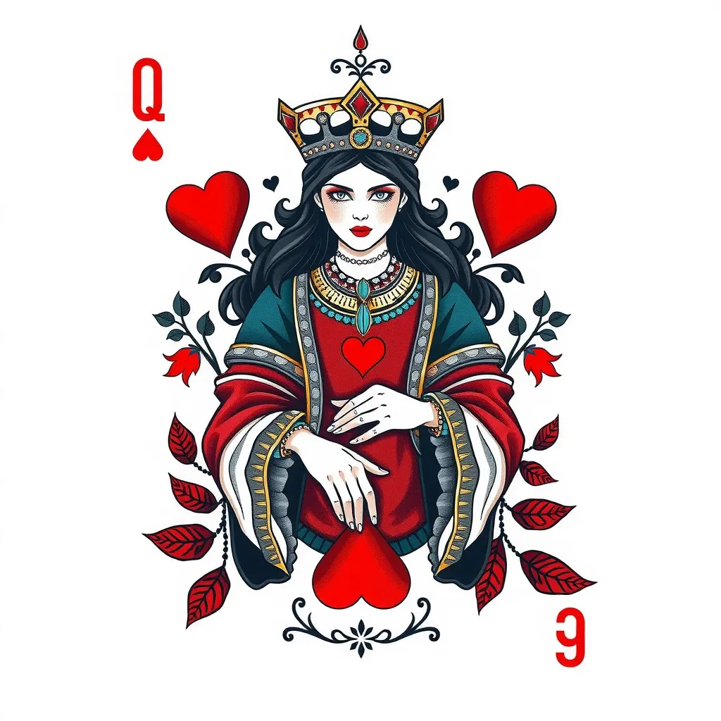 黑桃Q纹身 tatuointi