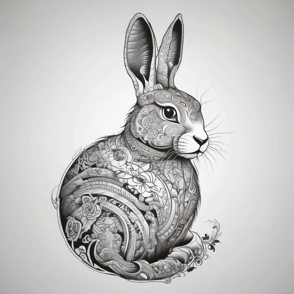 rabbit tatuaggio