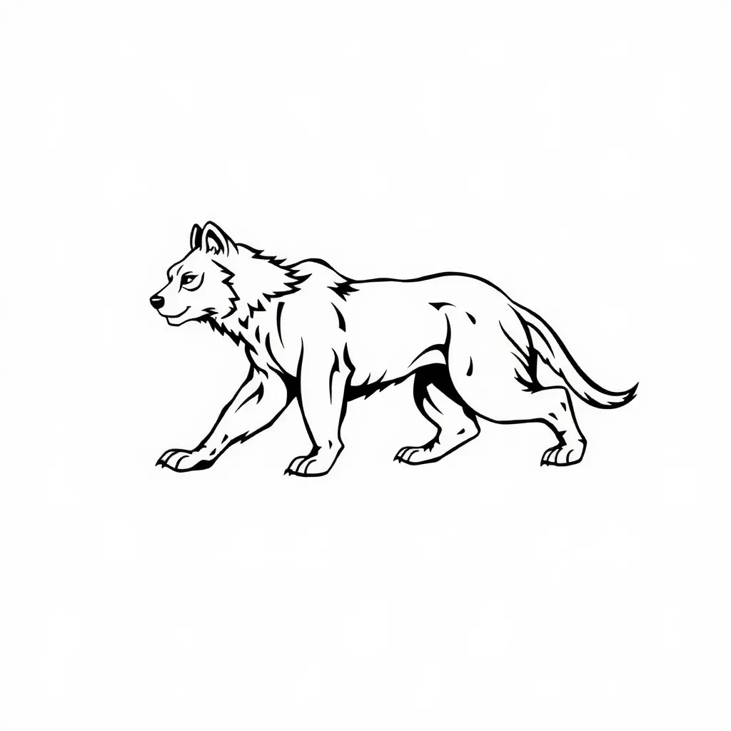 Rehkitz, Grizzly, Sonne tatuering