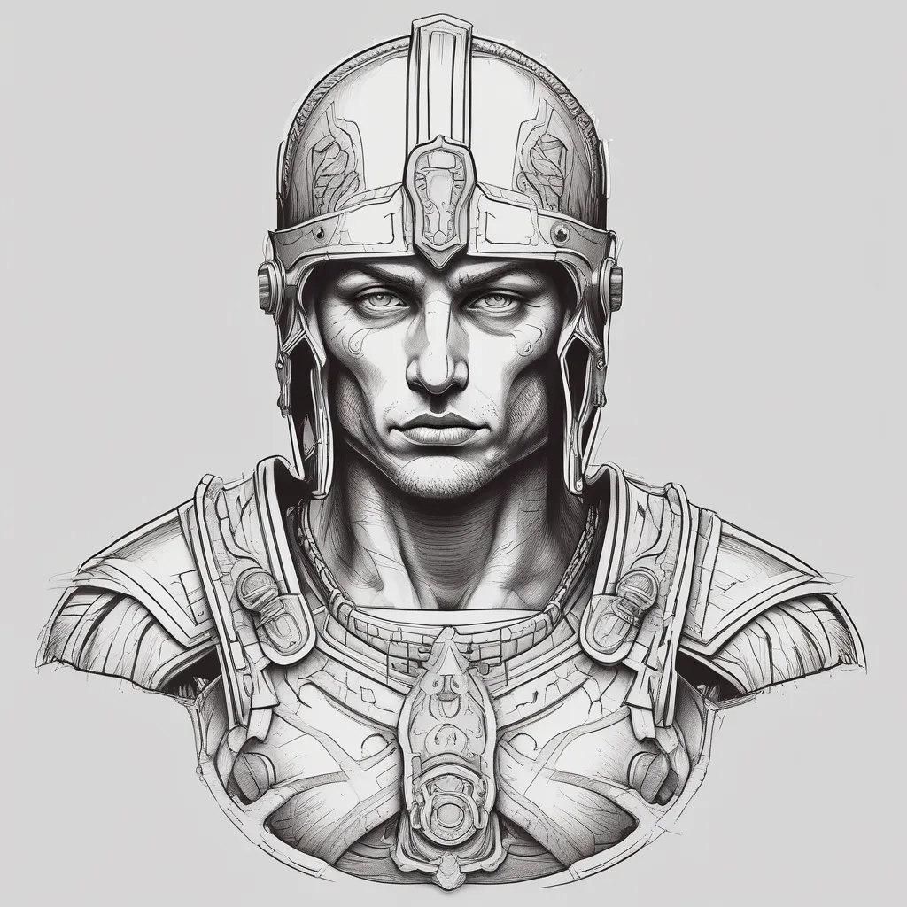 Roman soldier tattoo