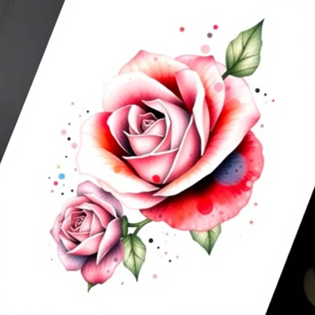 Rosa tatuagem