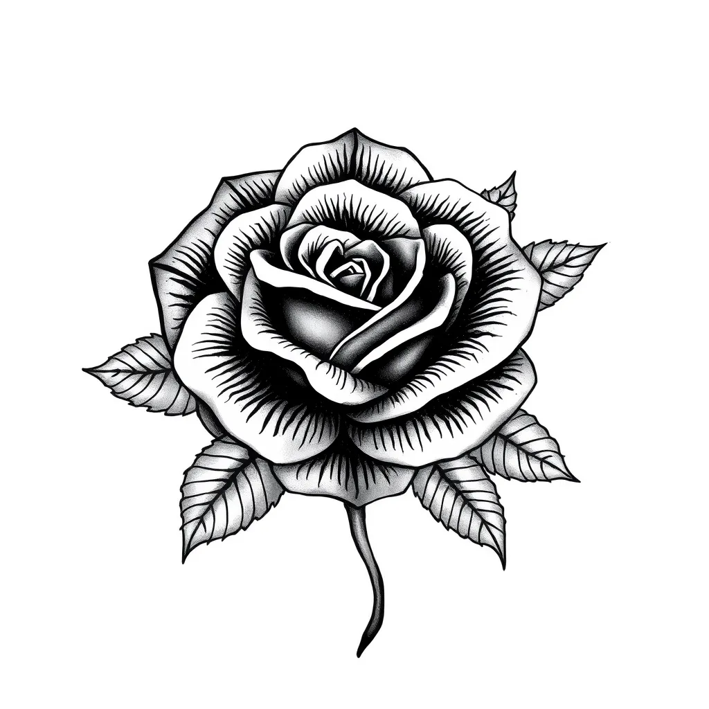 Rose tatoeage